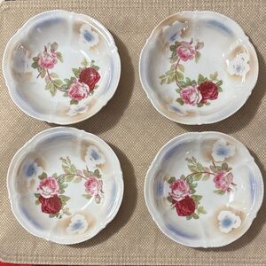 Elegant Rose Pattern candy/dessert dishes